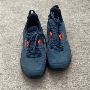 Adidas Men's Terrex Navy and Orange Hiking Shoes